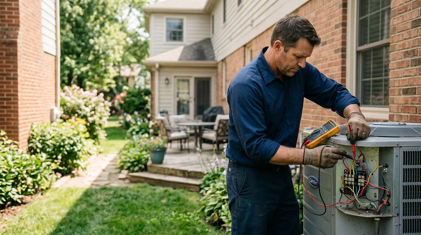 HVAC technician working near Buda, TX